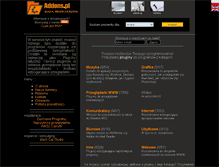 Tablet Screenshot of addons.pl